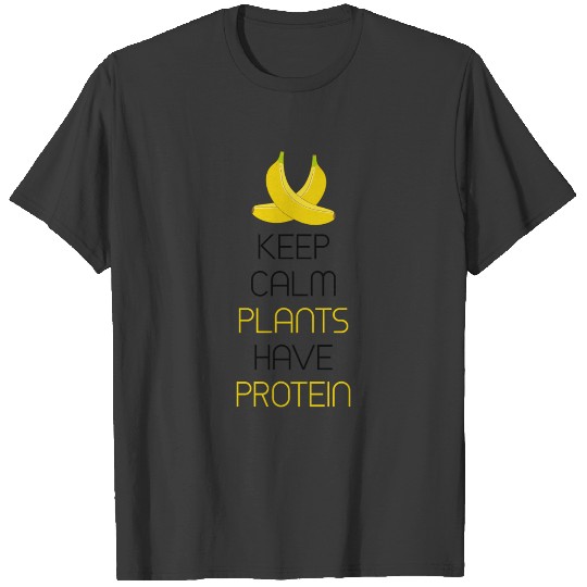 Banana Vegan preotein quote present T-shirt