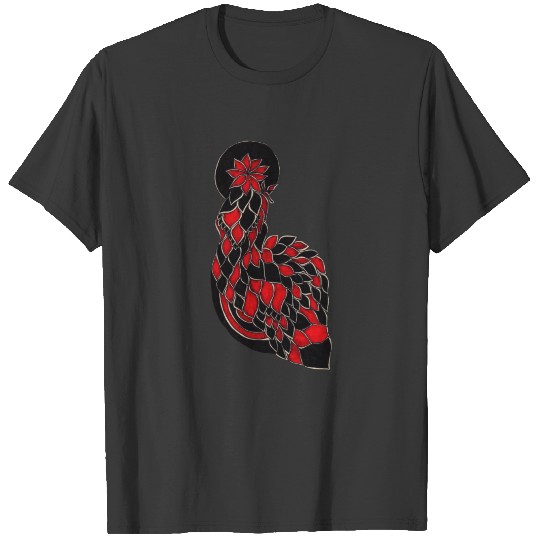 Midnight Poinsettia T-shirt