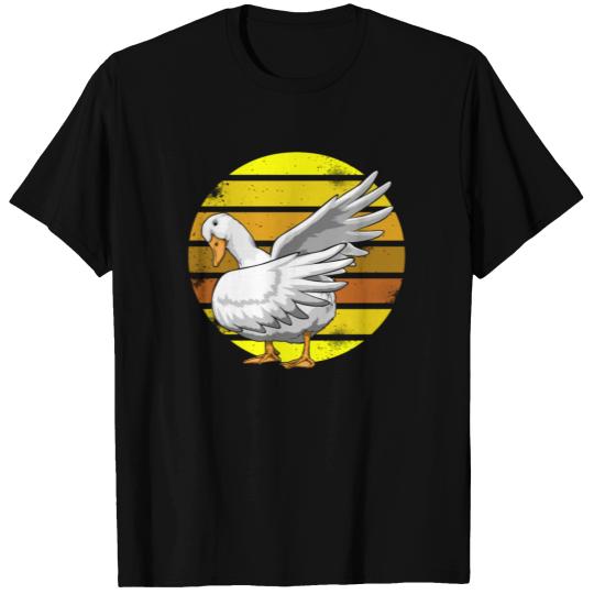 Dabbing Duck Retro Funny Water Ducklings T-shirt