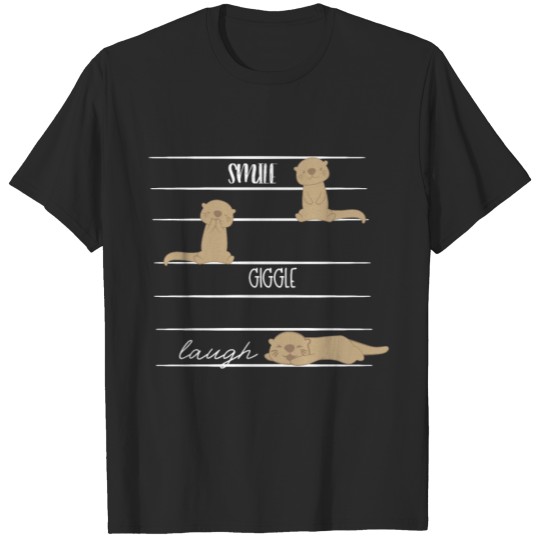 Discover Otter - Sea otter - Otter fan - Laugh - Smile T-shirt