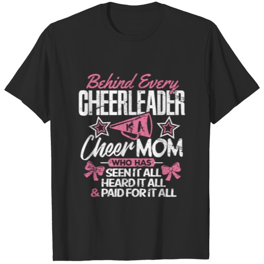 Discover Cheerleader Shirt Every Cheerleader Is A Cheer Mom T-shirt