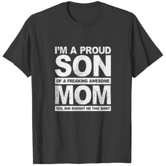 Son mother mothers day gift idea T-shirt