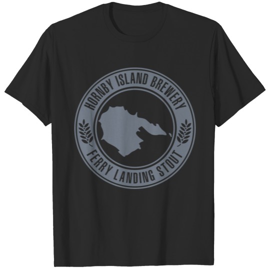 Discover Hornby Island Brewery - Ferry Landing Stout T-shirt