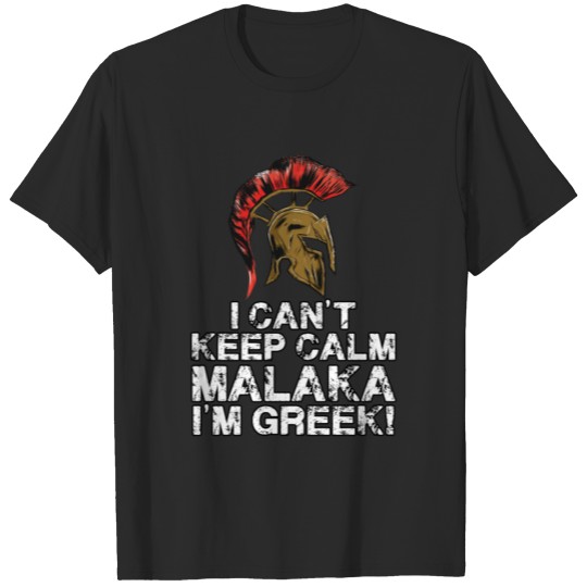 Discover Greek Sparta Helmet Greece Malaka Hellas T-shirt