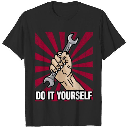 Discover DO IT YOURSELF MECHANIC Spanner Wrench funny quote T-shirt