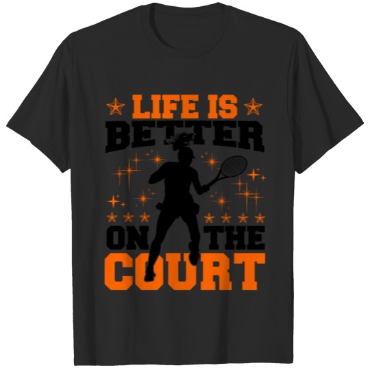 Discover Tennis Player Fan Lover Coach Gift T-shirt