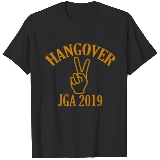 Discover HANGOVER JGA 2019 JGA Wedding Evening Gift T-shirt
