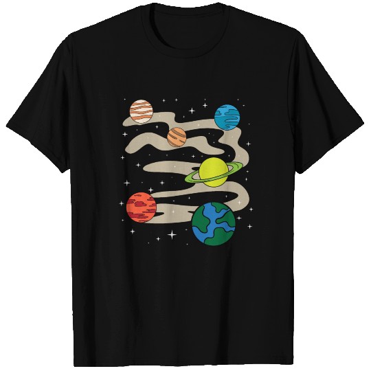 Universe Space Planets Universe Galaxy All Astro T-shirt