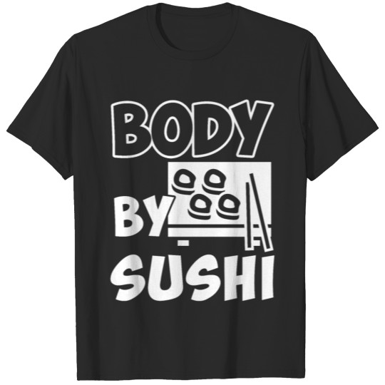 Discover Body By Sushi Dieting Girl Workout T-shirt