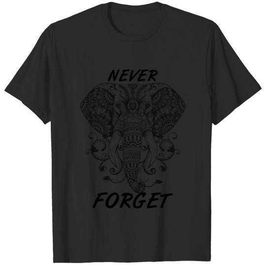 Discover Never Forget Beautiful Borho Elephant Shirt T-shirt