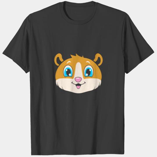 Cute Golden Hamster Head Kids Gift Adorable Kid T-shirt