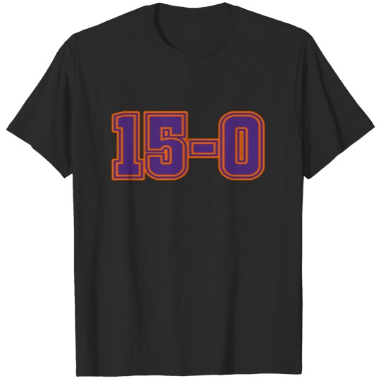Discover 15 0 Football Champions Purple Orange Game Day T-shirt