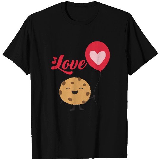 Cute Funny I Love Chocolate Chip Cookies T-shirt