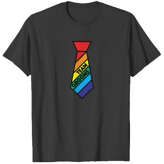 Discover Team Grooms Gay Couple Gay Wedding Marriage LGBT T-shirt