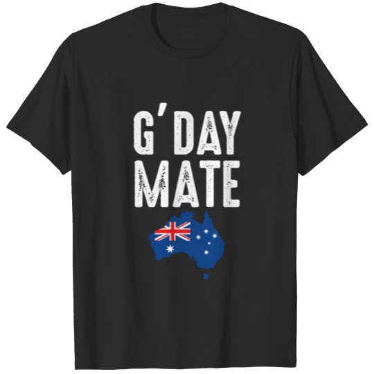 Discover Funny Australian Statements Australia Flag Map T-shirt