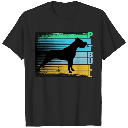 Discover Cool Pitbull product Artistic Dog Design Pet T-shirt