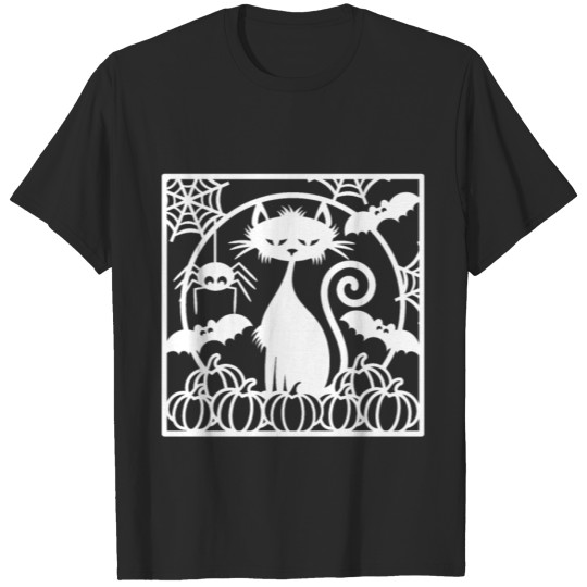Discover Halloween Cat T-shirt