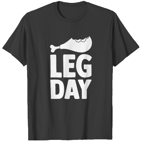 Leg Day Funny Thanksgiving Christmas T-shirt