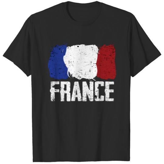 Discover France Flag Cool Vintage T-shirt