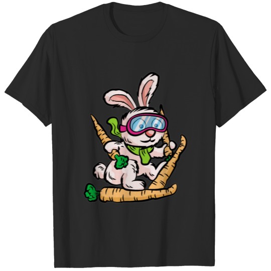 Discover SKI BUNNY Snow Rabbit T-shirt