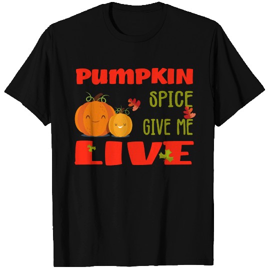 Pumpkin spice autumn T-shirt