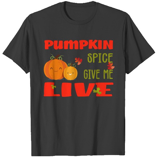Pumpkin spice autumn T-shirt