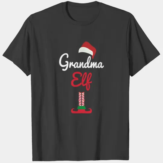 Grandma Elf Funny Christmas T-shirt