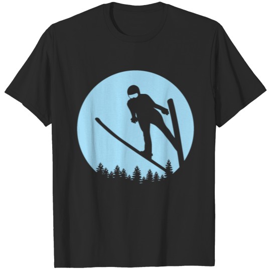 Discover Ski Flying Ski jump Sport Gift T-Shirt T-shirt
