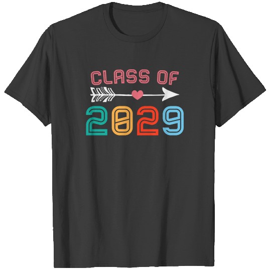 Hippie Class Of 2029 Grow With Me Back To School T-shirt