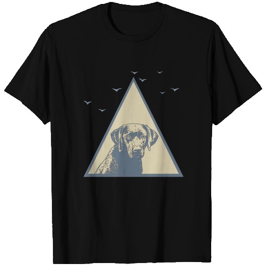 Geometric Labrador T-shirt