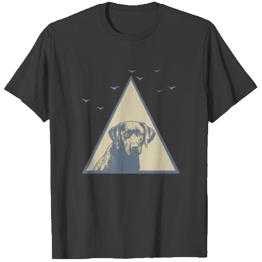 Geometric Labrador T-shirt