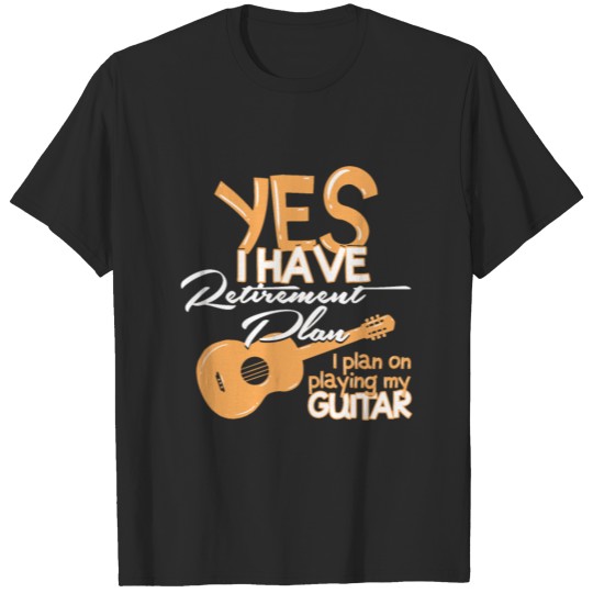 Discover Retirement Plan Guitar Player Funny T-shirt