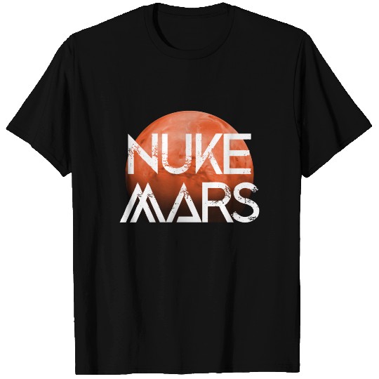 Nuke Mars Space Exploration Rocket Terraform Gift T-shirt