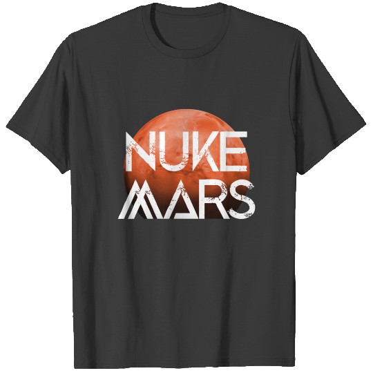 Nuke Mars Space Exploration Rocket Terraform Gift T-shirt