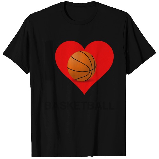 I LOVE BASKETBALL T-shirt
