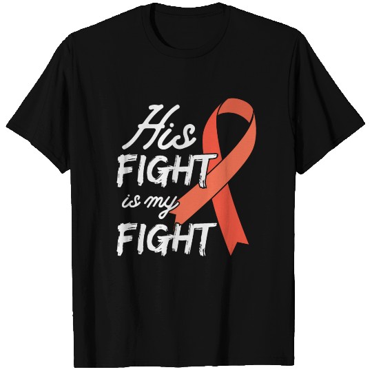 Leukemia Cancer Awareness Support Suvivor Orange T-shirt