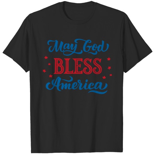 Discover May God Bless America T-shirt