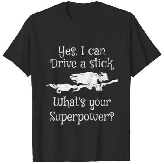 Discover Halloween witch stick car spooky scary gift idea T-shirt