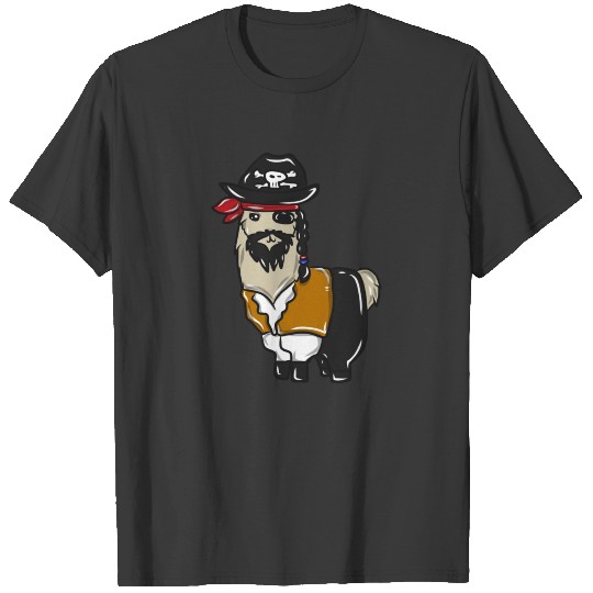 Llama Pirate T-shirt
