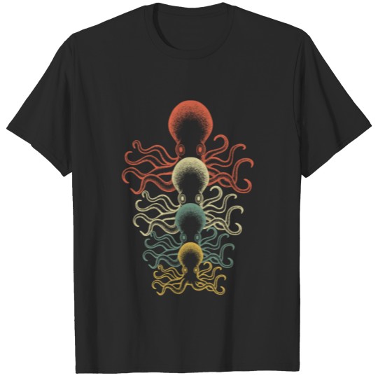 Discover Octopus Kraken Sea Monster Cthulhu Diver Gift T-shirt