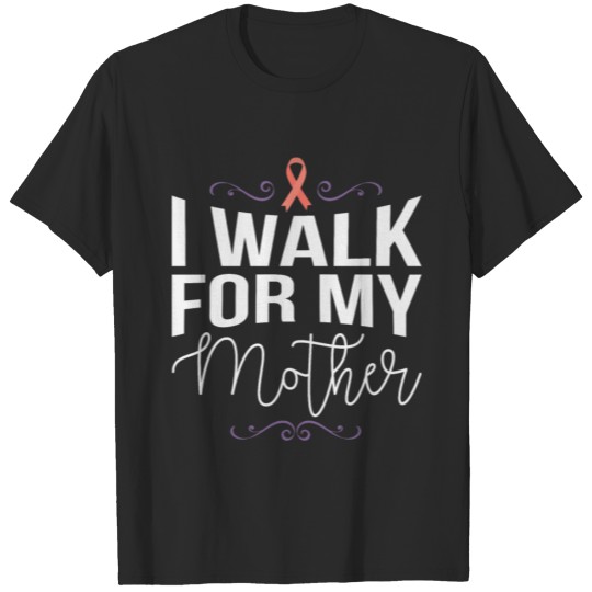Discover Uterine Endometrial Cancer Awareness Support Peach T-shirt