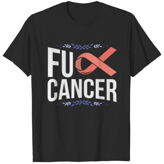Uterine Endometrial Cancer Awareness Support Peach T-shirt