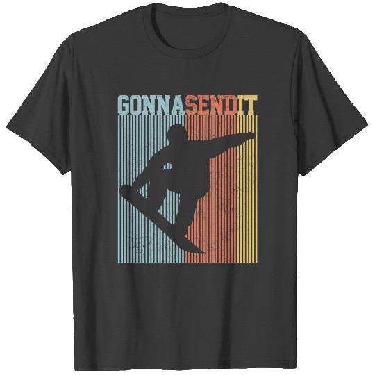 Gonna Send It - Vintage Snowboard Gift T-shirt