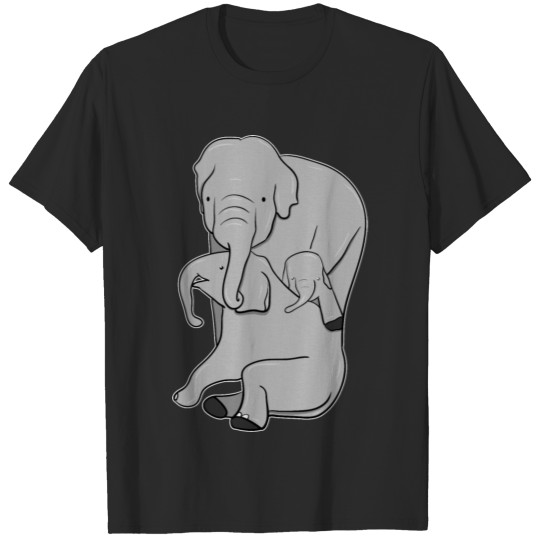 Discover Mr. Elephant, and family T-shirt