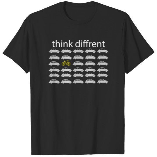 Discover Think differently - Bike Car Bike T-shirt