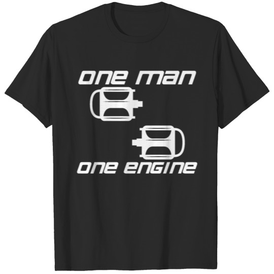 Discover One Man One Engine - Road Bike One Man One Engine T-shirt
