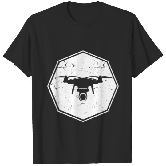 Discover Drone Technique Silhouette T-shirt