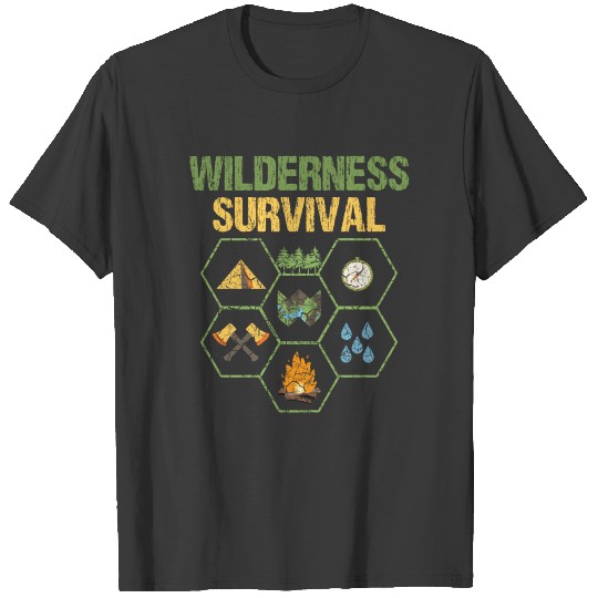 Wilderness survival training survival survival T-shirt