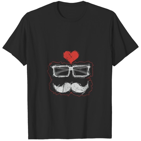 Discover Funny Daddy Heart Love Gift Present idea T-shirt