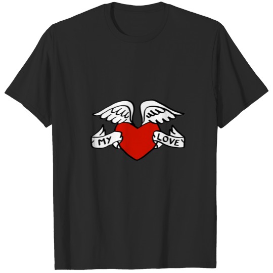 Discover My Love Wings Heart T-shirt